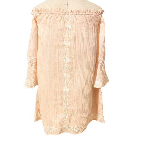 Antrhropologie Foxiedox Soft Pink Off Shoulder XS - Picture 6 of 9